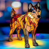 魅力的なナラ犬
