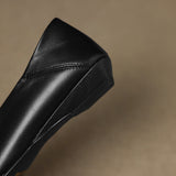 Quadrelle™ ナロースクエアトゥ スリッポン