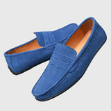 Rike | ボルドー色の装飾ステッチ付きモカシン