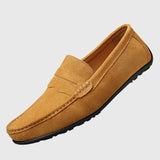 Rike | ボルドー色の装飾ステッチ付きモカシン